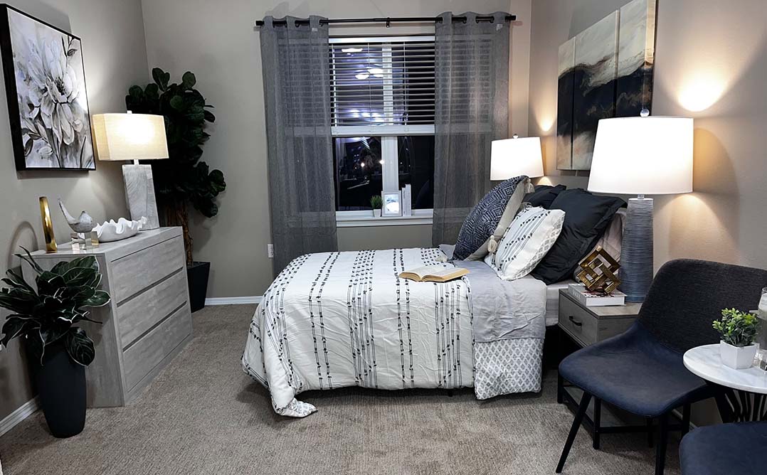 Senior Living Apartment Bedroom